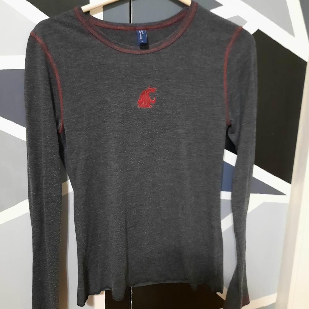 Long sleeve coug shirt - wsu